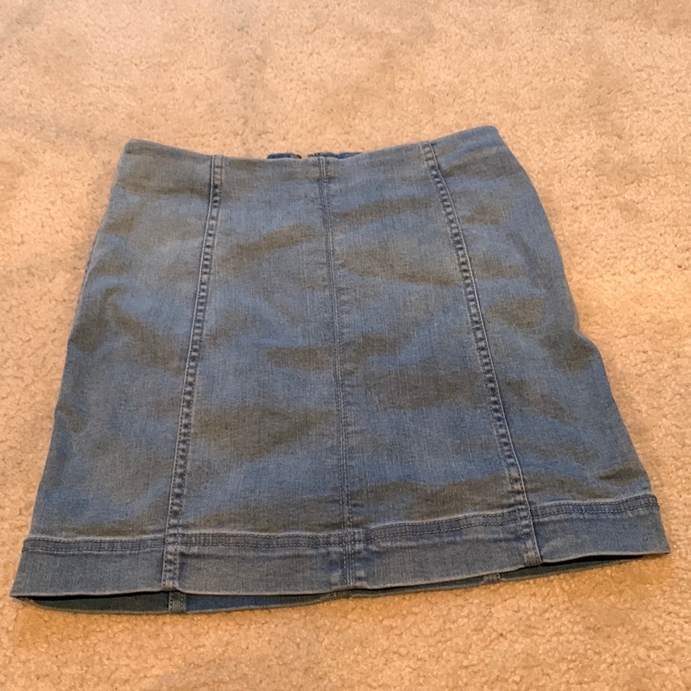 Blue mini Jean skirt